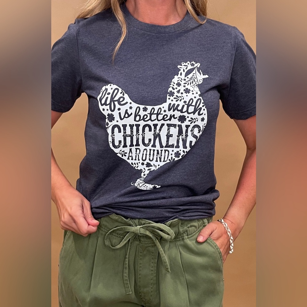 -Ruby’s Rubbish- Blue, Chicken tee